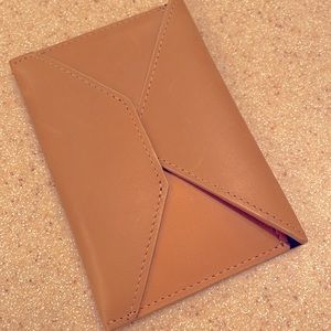 Coach Tan Business Card Holder